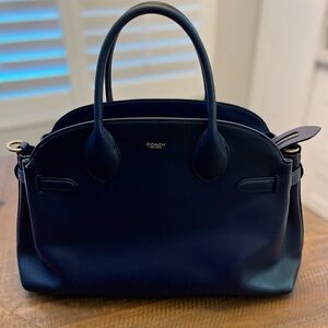 Coach Empire Carryall Handbag 40 Navy
